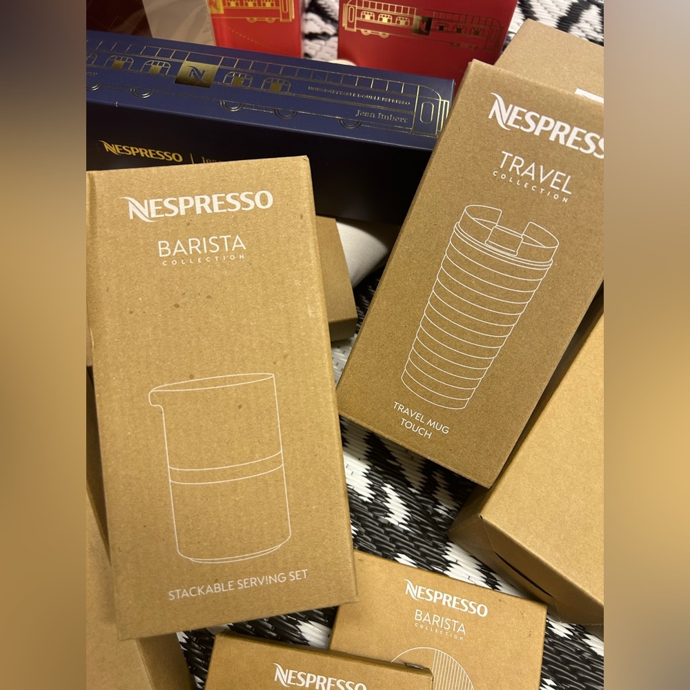 NIB Nespresso Stackable Serving Set - Picture 4 of 5